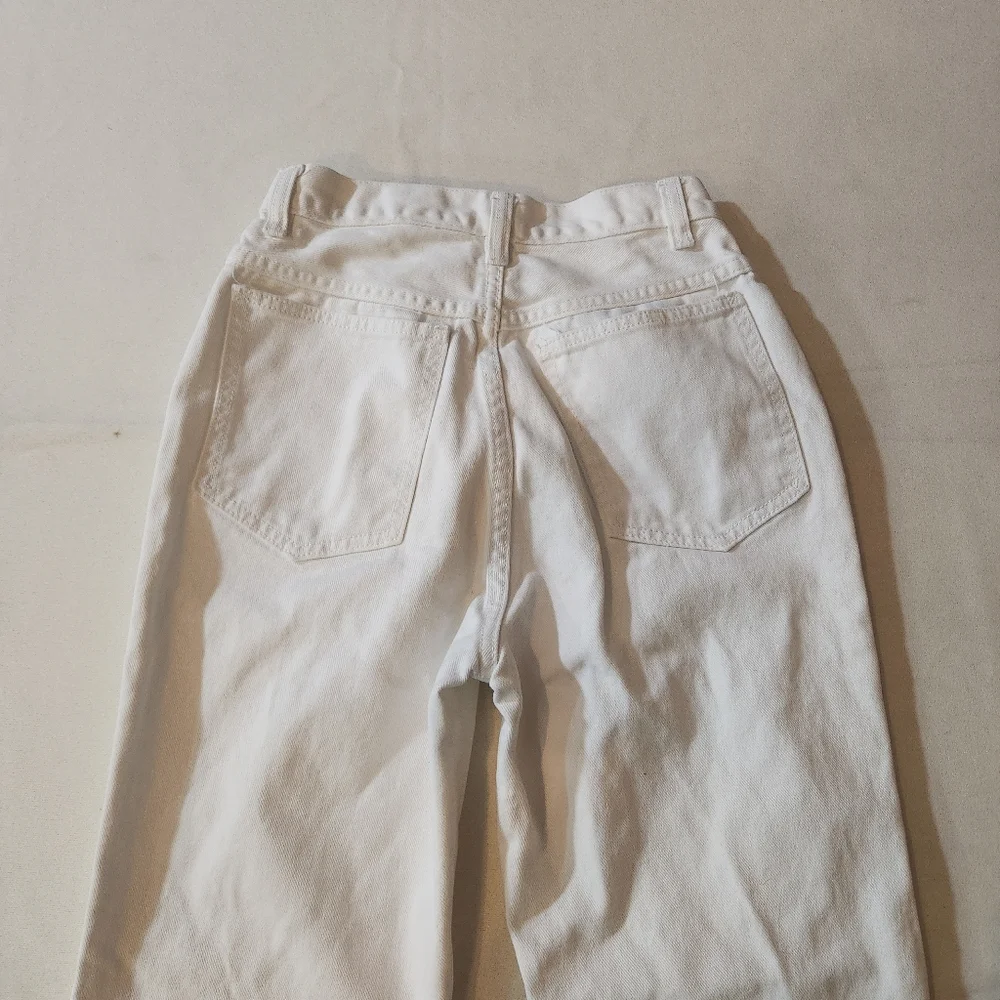 Vintage Rio by Stephen Mardon White Denim Mom Jeans Size 7‎